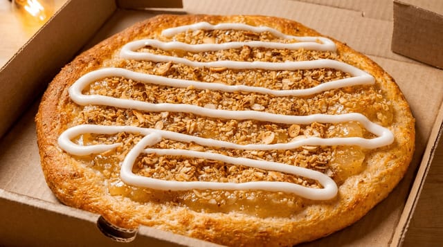 Apple Pie Dessert Pizza.